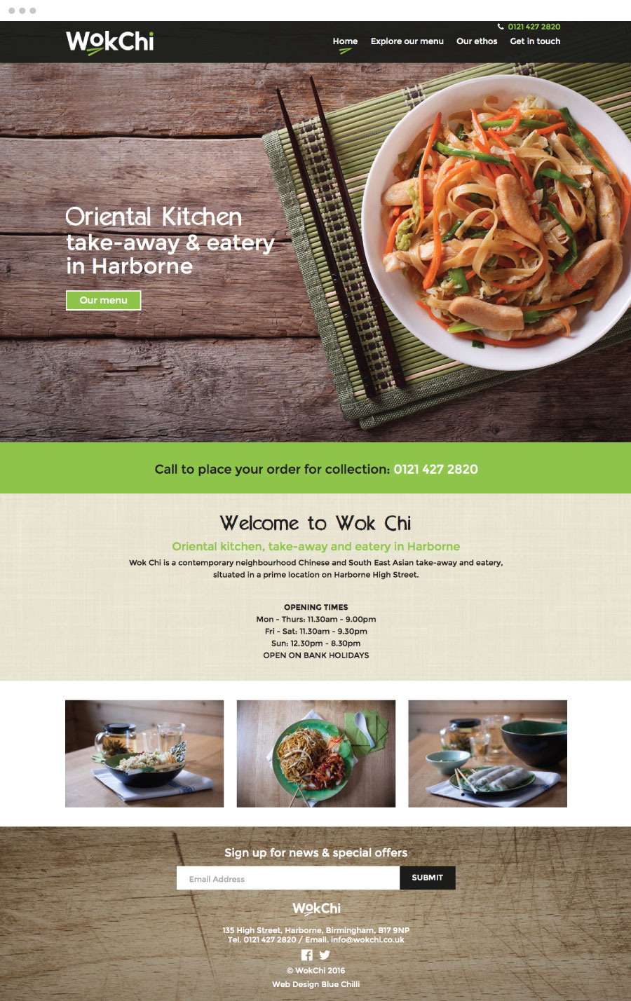 Wokchi web design